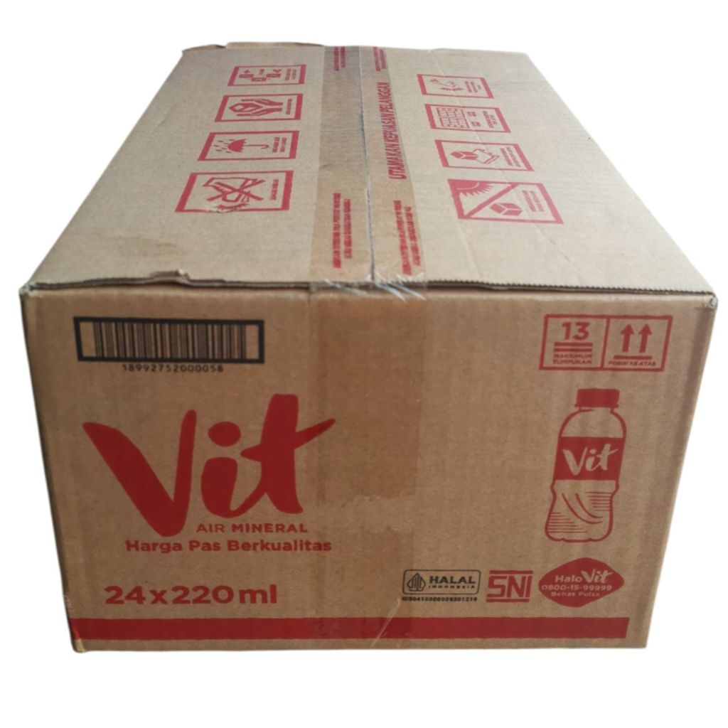 Air Minum Vit 220ml  24 Botol Mini Water Mineral