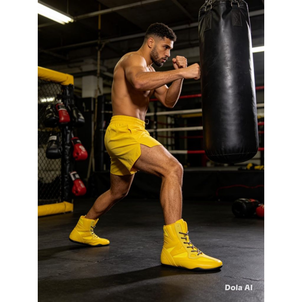 sepatu tinju boxing gulat wrestling casual ringan anti slip