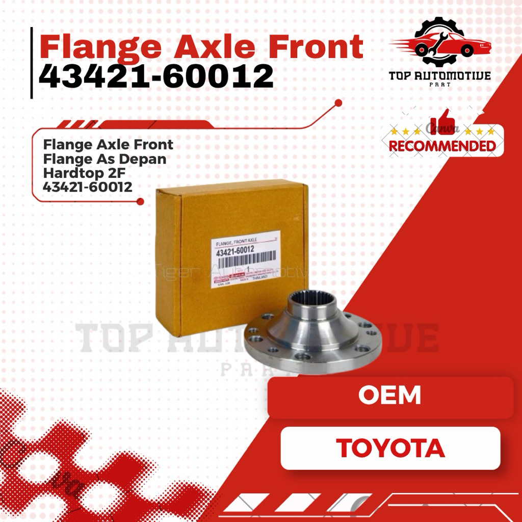 Flange As Depan Hardtop 2F 43421-60012
