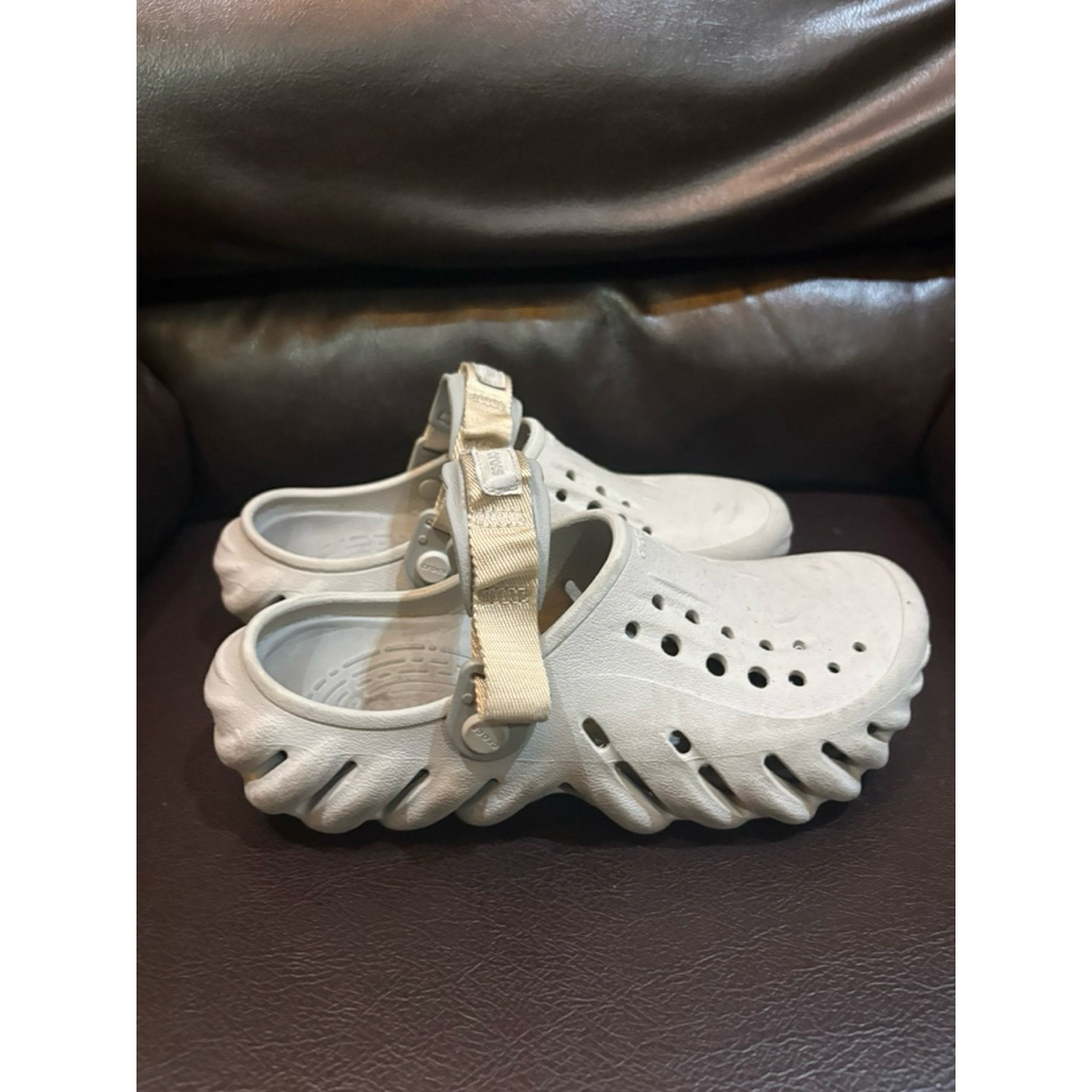 Echo clog crocs grey ORI size 6 second