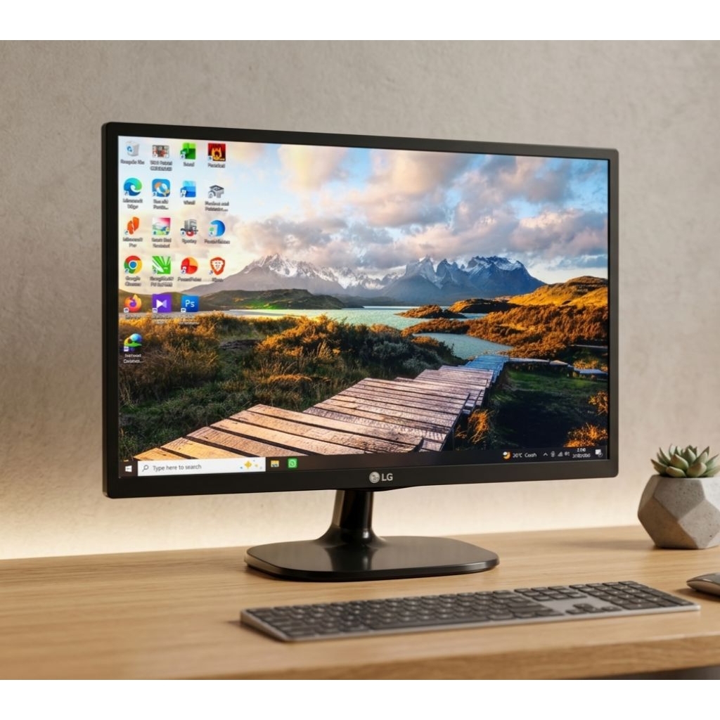 Monitor LG 20 Inch 20MP48A-P Bekas - Kondisi Normal & Mulus