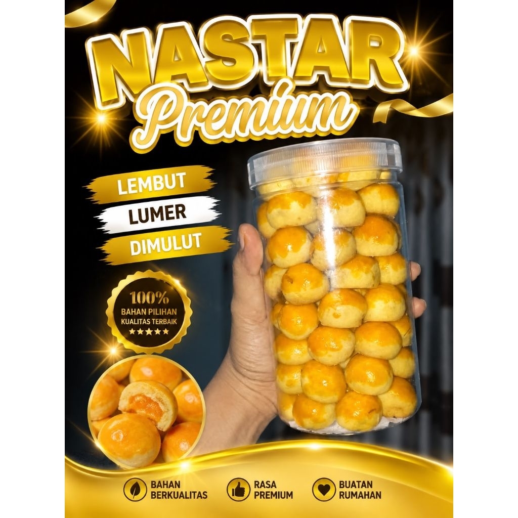 Nastar premium 1kg , Lembut ,Lumer dimulut