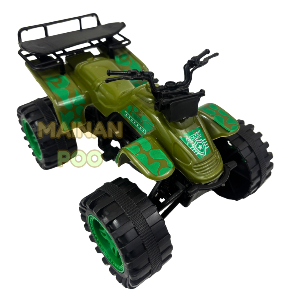 MAINAN ANAK LAKI LAKI MOTOR ATV OCT6631 | ARMY MOBIL OFFROAD TENTARA