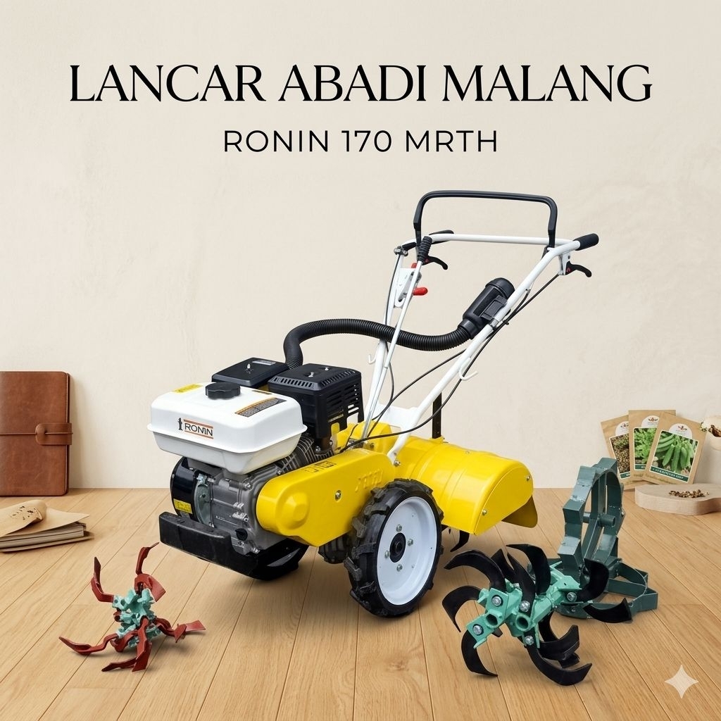 CULTIVATOR BENSIN RTH MINI 7 HP RTH RONIN 170 MRTH, CULTIVATOR RTH MINI