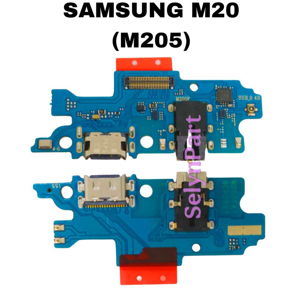 PAPAN CAS / PCB CAS / CONECTOR CAS HP SAMSUNG M20 (M205) ORI