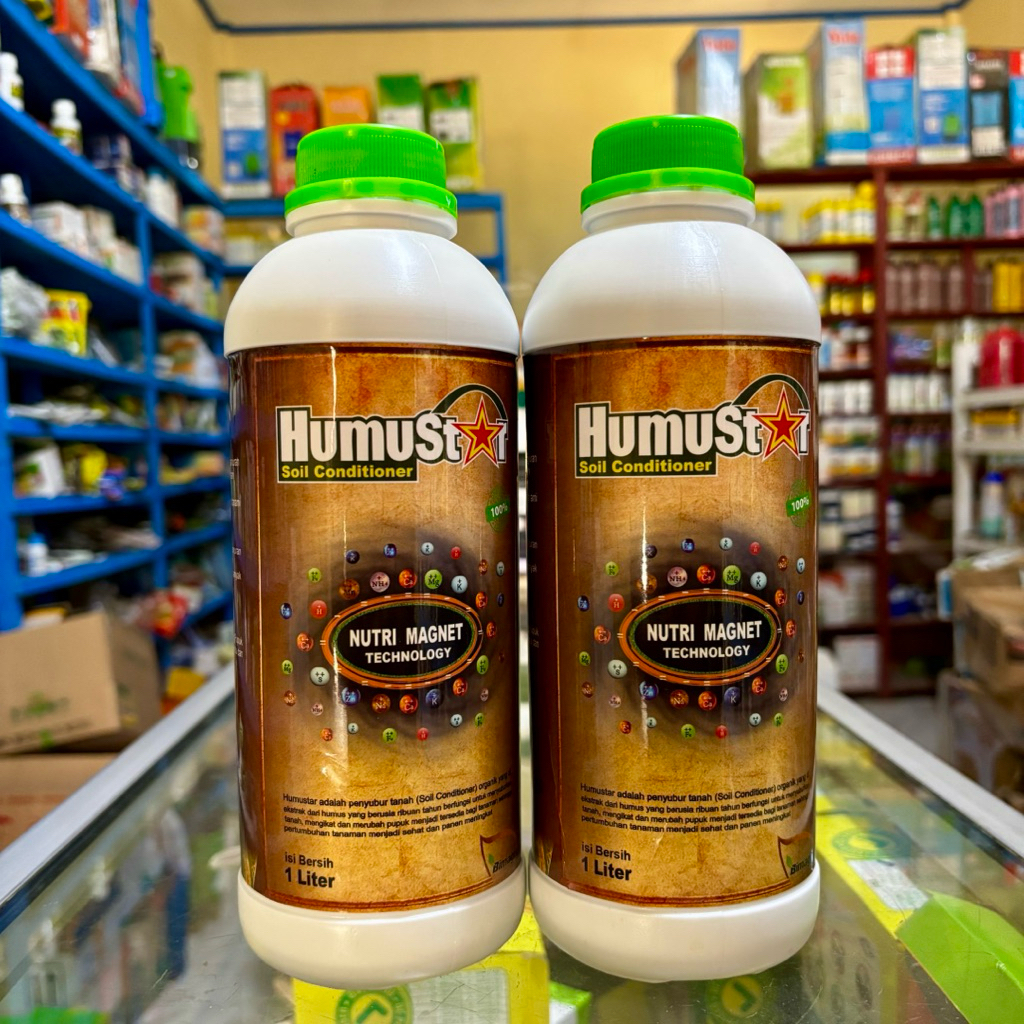 Pupuk Bimagrow HUMUSTAR Nutri Magnet 1 Liter - Humic Acid dan Asam Amino Pembenah Tanah
