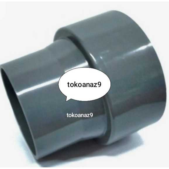 Sambungan Pipa PVC /Fitting pipa / vlok sok / 4x3" Rucika kuat,kokoh dan tebal / Reducer Verlop Sock