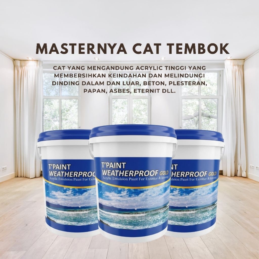 Cat Tembok T'Paint Weatherproof 20 kg