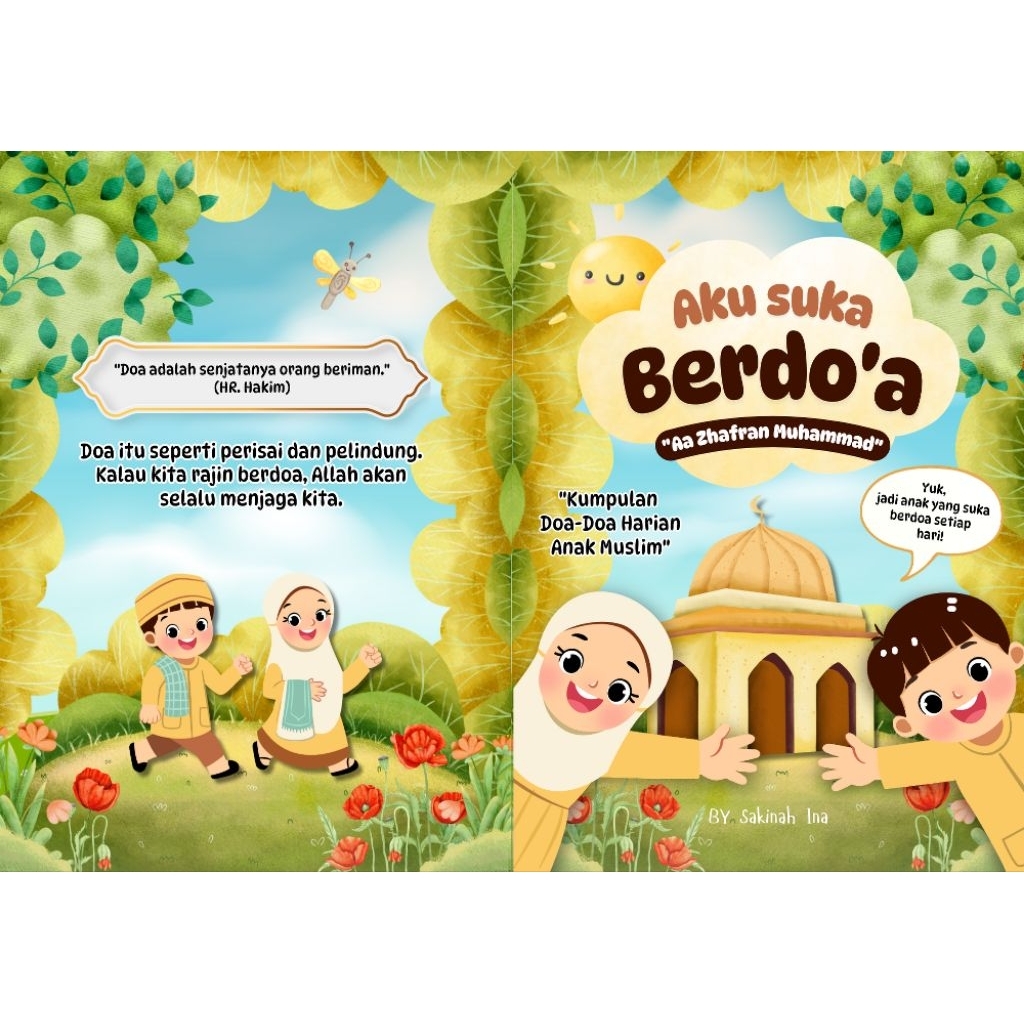 Buku Kumpulan Doa Harian Anak Muslim PDF | Belajar Doa Sehari-hari untuk PAUD, TK & SD