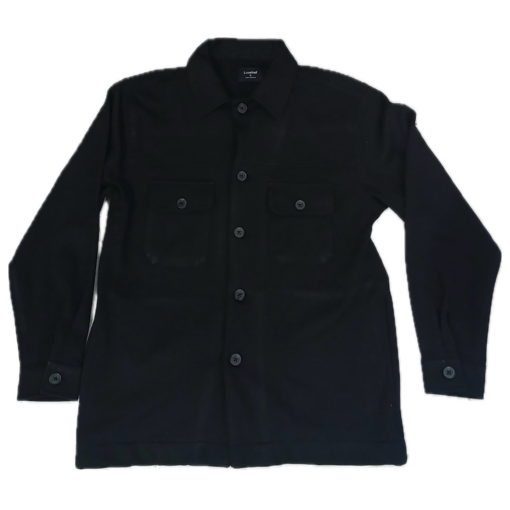[PRELOVED] Trucker Twine Jacket Black