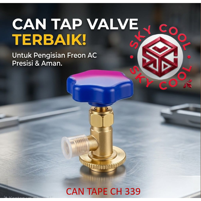 CAN TAPE 339 PEMBUKA KALENG R134a / HFC R600 SHOWA
