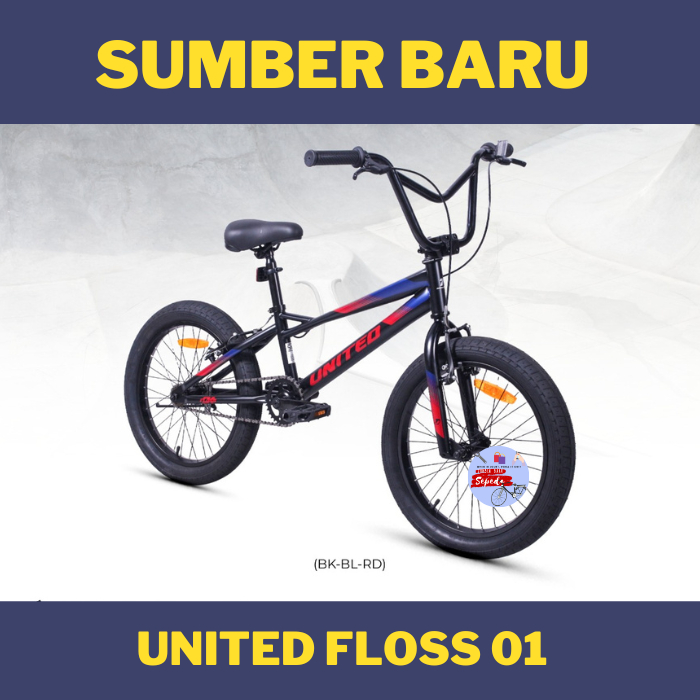 Sepeda Bmx United Floss 20" New Promo