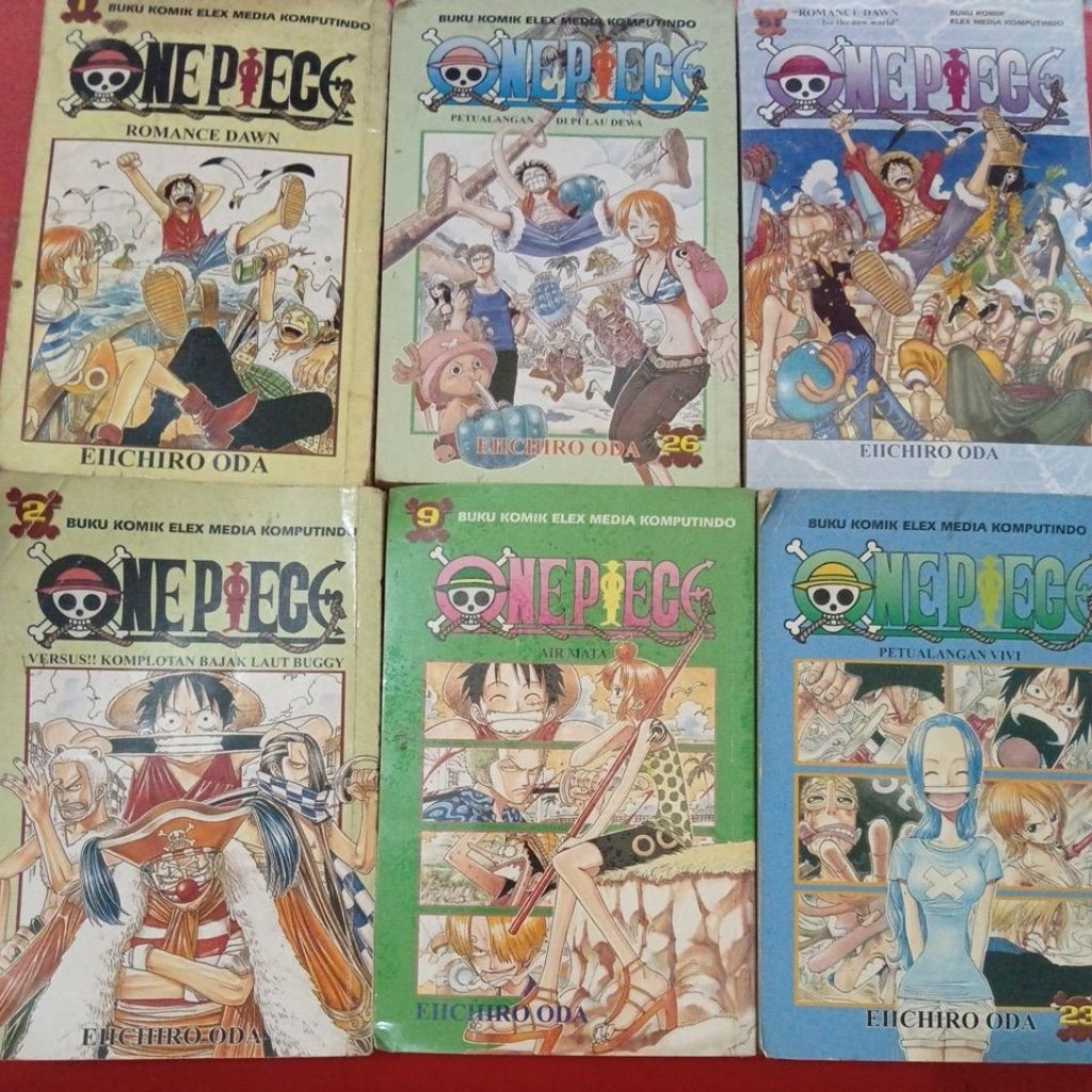 komik one piece bekas
