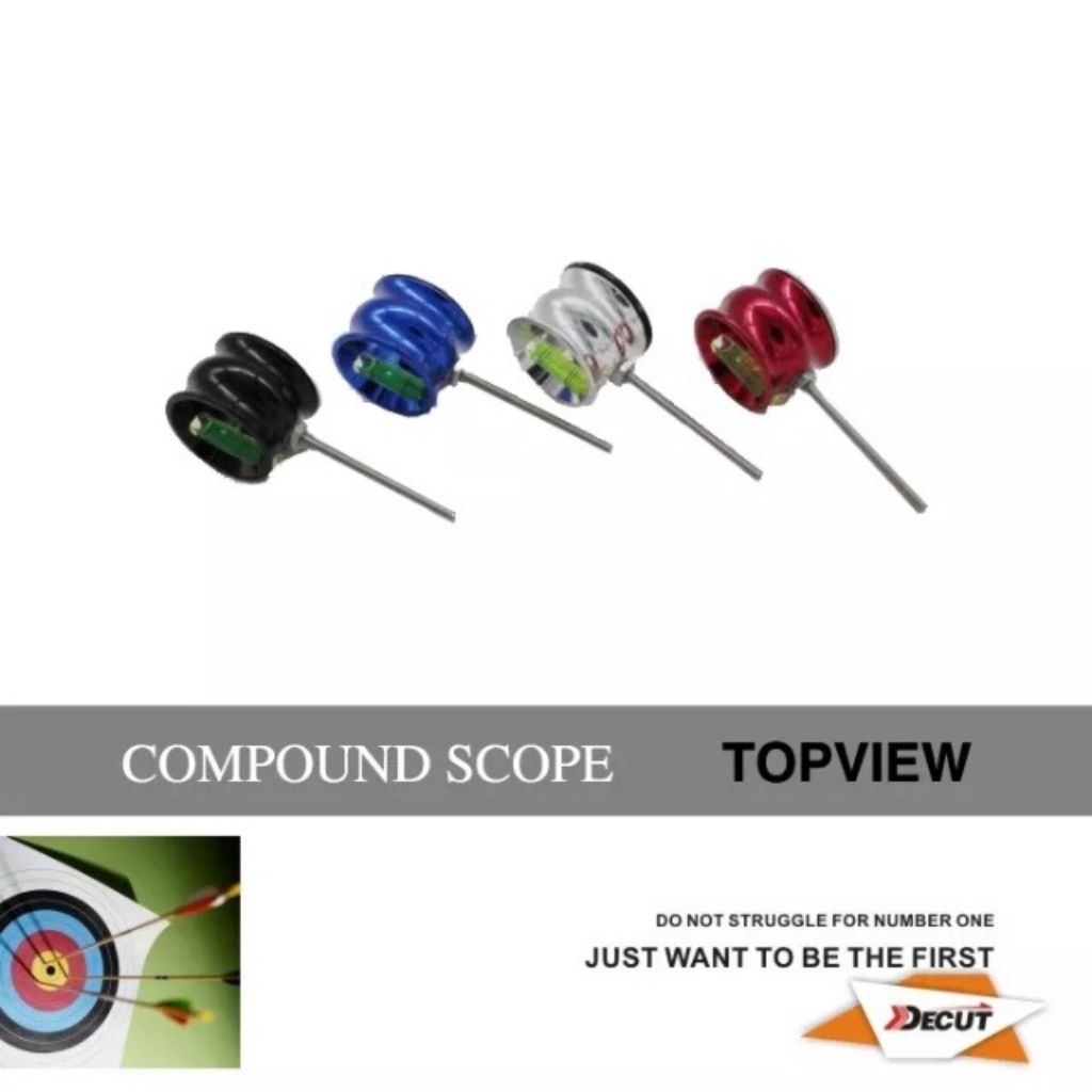 DECUT Archery Compound SCOPE TOPVIEW - Scop - Incaran - Panahan - Compound Bow Pin Scope - Olahraga 