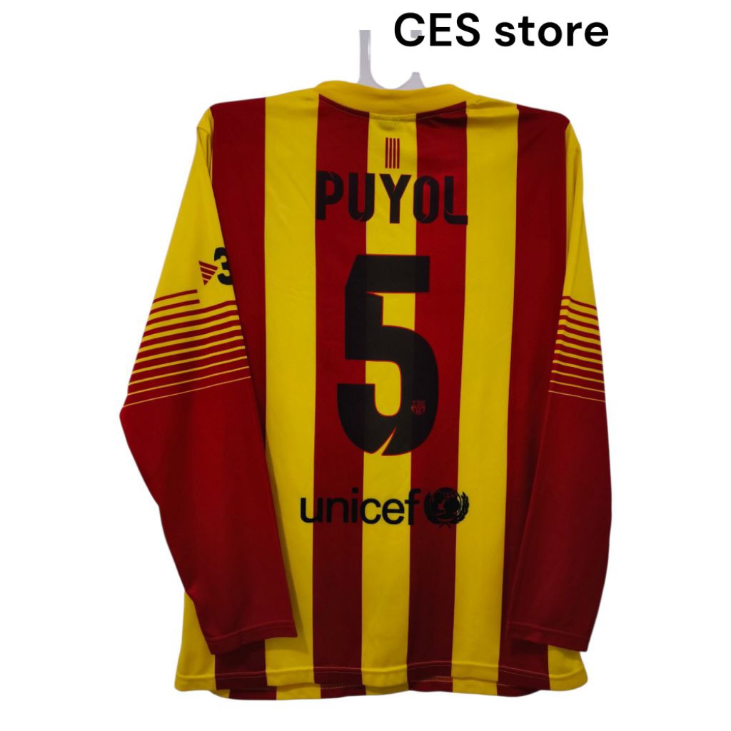 jersey baju bola retro barce away puyol multisport casual
