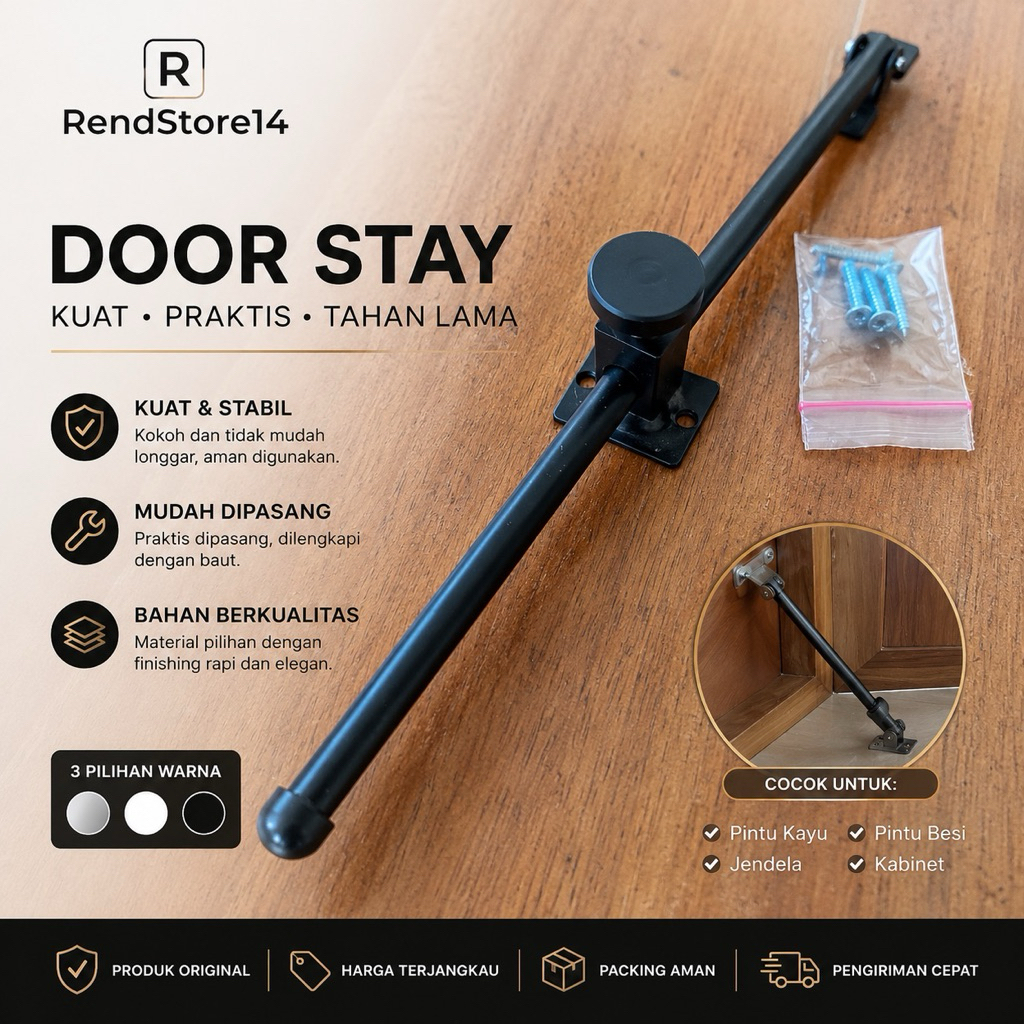 PROMO Lamskar Ramskar Penahan Jendela Panjang 25cm