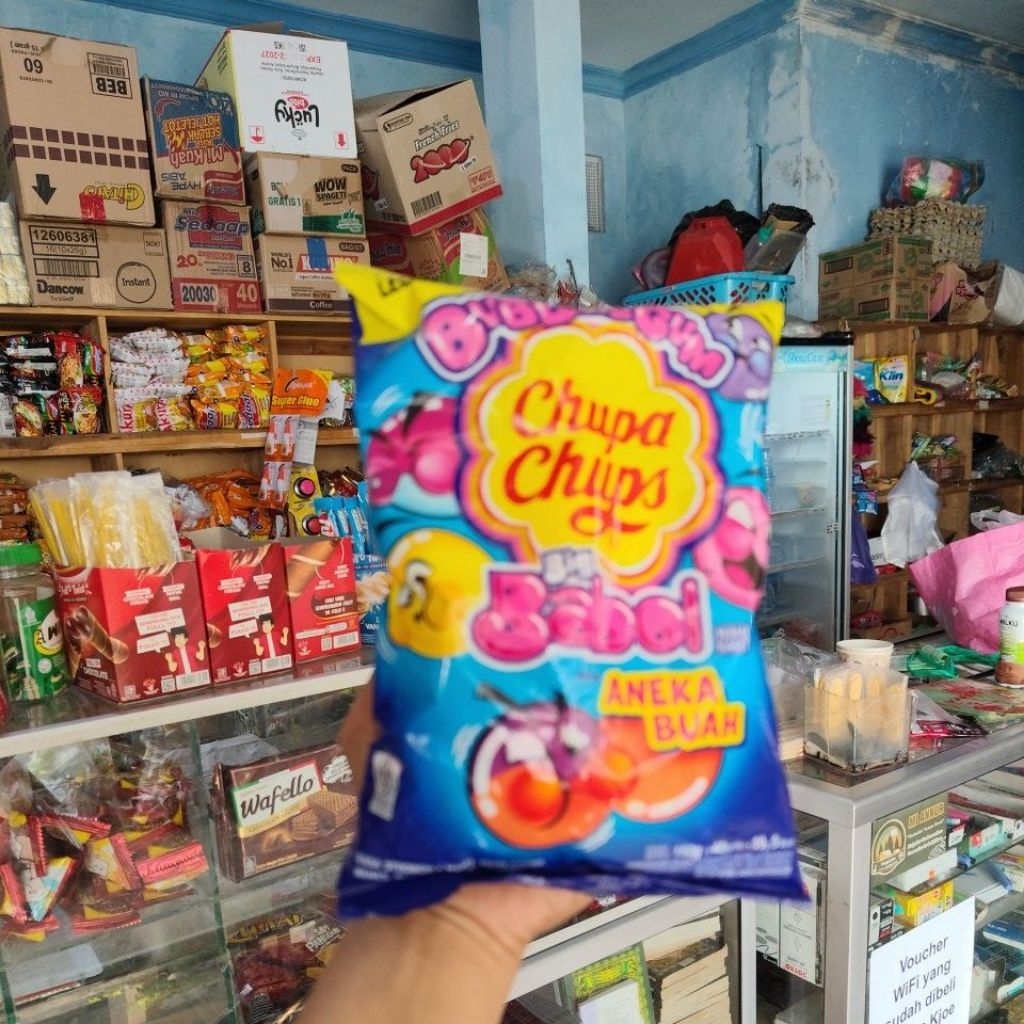 Permen Karet Big Babol Chupa Chups Aneka Rasa 40 Butir