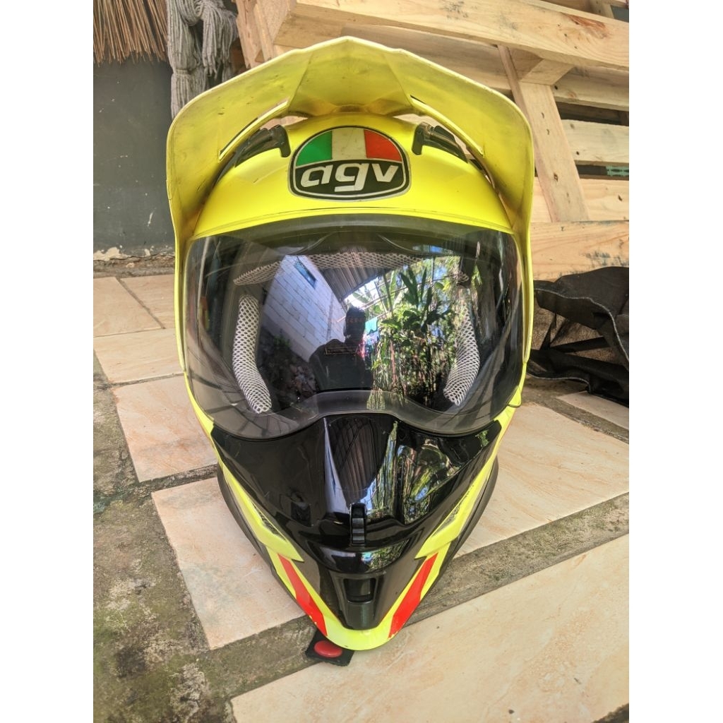 helm fullface Supermoto bekas