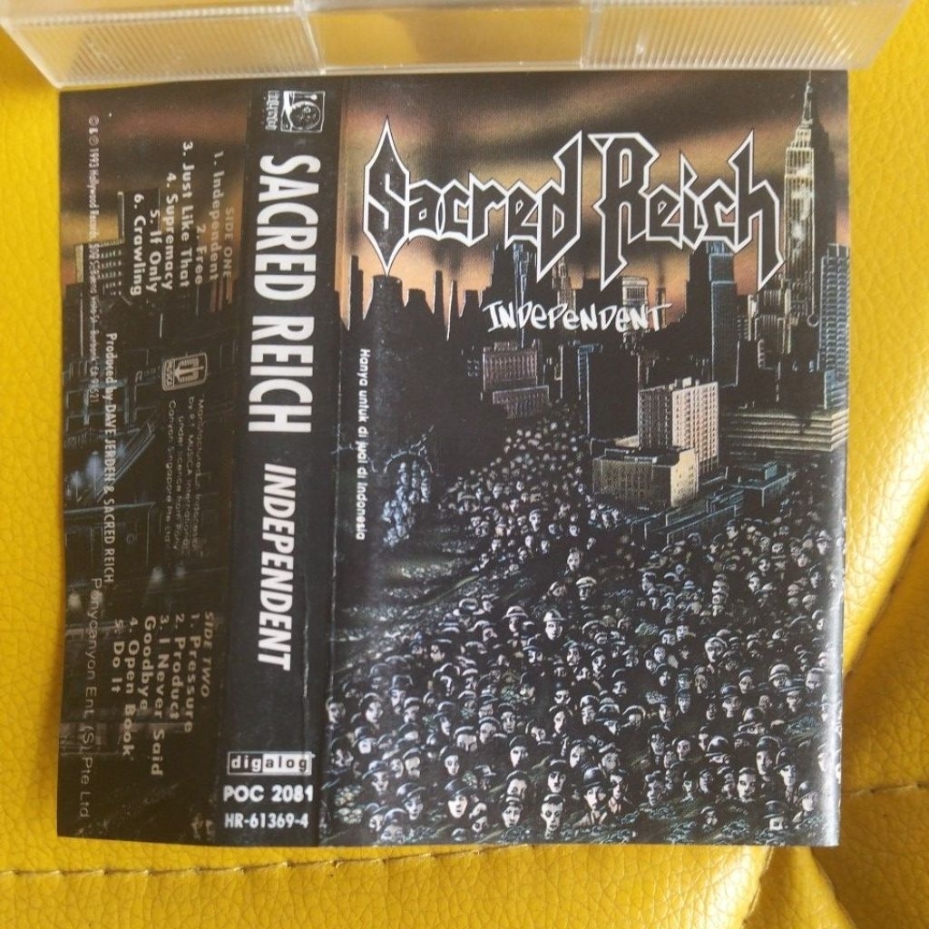 Kaset jadul Sacred Reich INDEPENDENT
