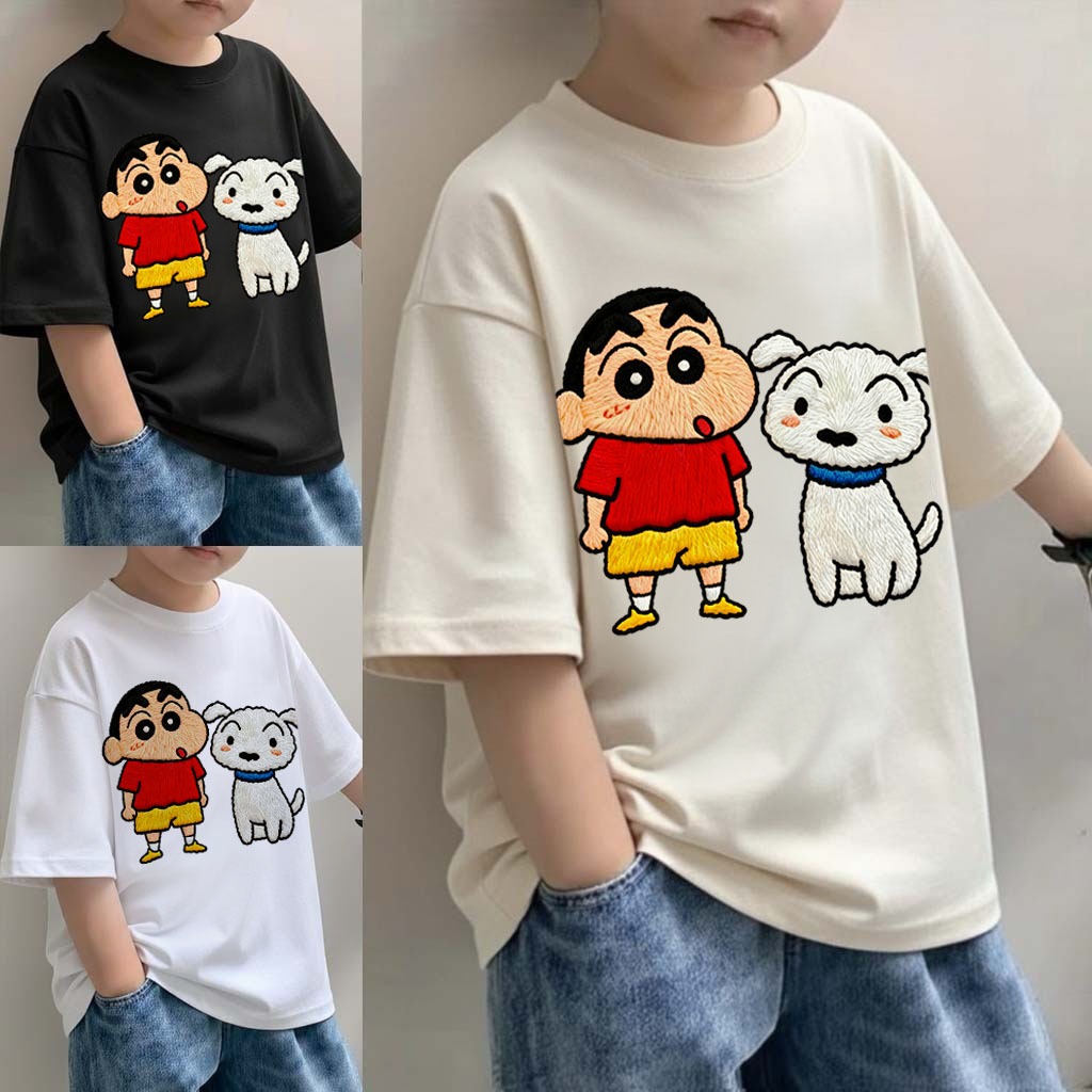 [COD]kaos anak laki laki|2-12 Tahun|korea style premium baju anak laki laki|Kartun alo Cetak Tshirt 