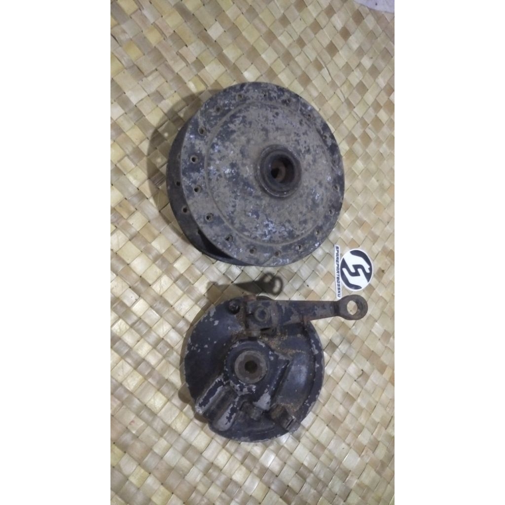 Tomol depan Jialing kancil set tutup kampas buat motor lain juga bisa As 14 pnp C70 Astra 800 star k
