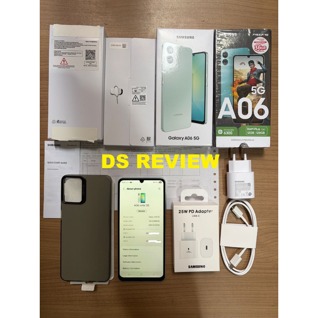 Seken HP Samsung Galaxy A06 5G 6/128GB Ram6+6 Garansi Panjang Sampai 27 Januari 2027