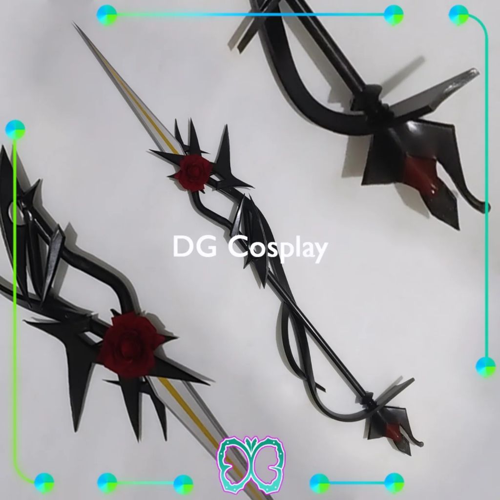 Coquelic Path to Nowhere Sword - mainan kayu cosplay