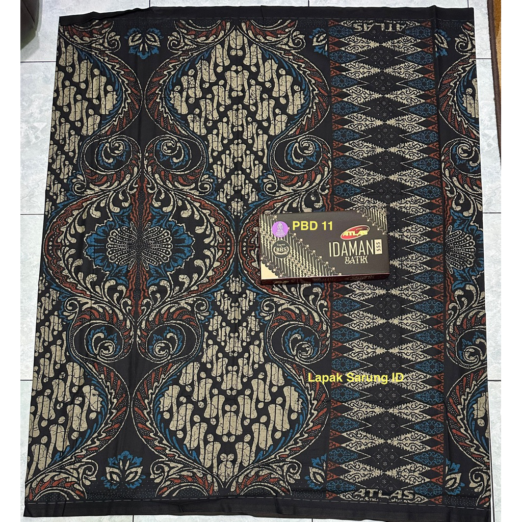Sarung Atlas Idaman Harmoni Motif Batik Original | SARUNG BATIK | SARUNG ATLAS BATIK
