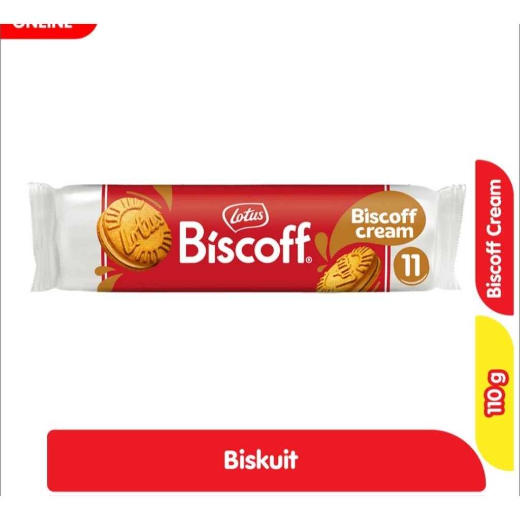 Lotus Biscoff Buskuit Sandwich Krim Biscoff 110g