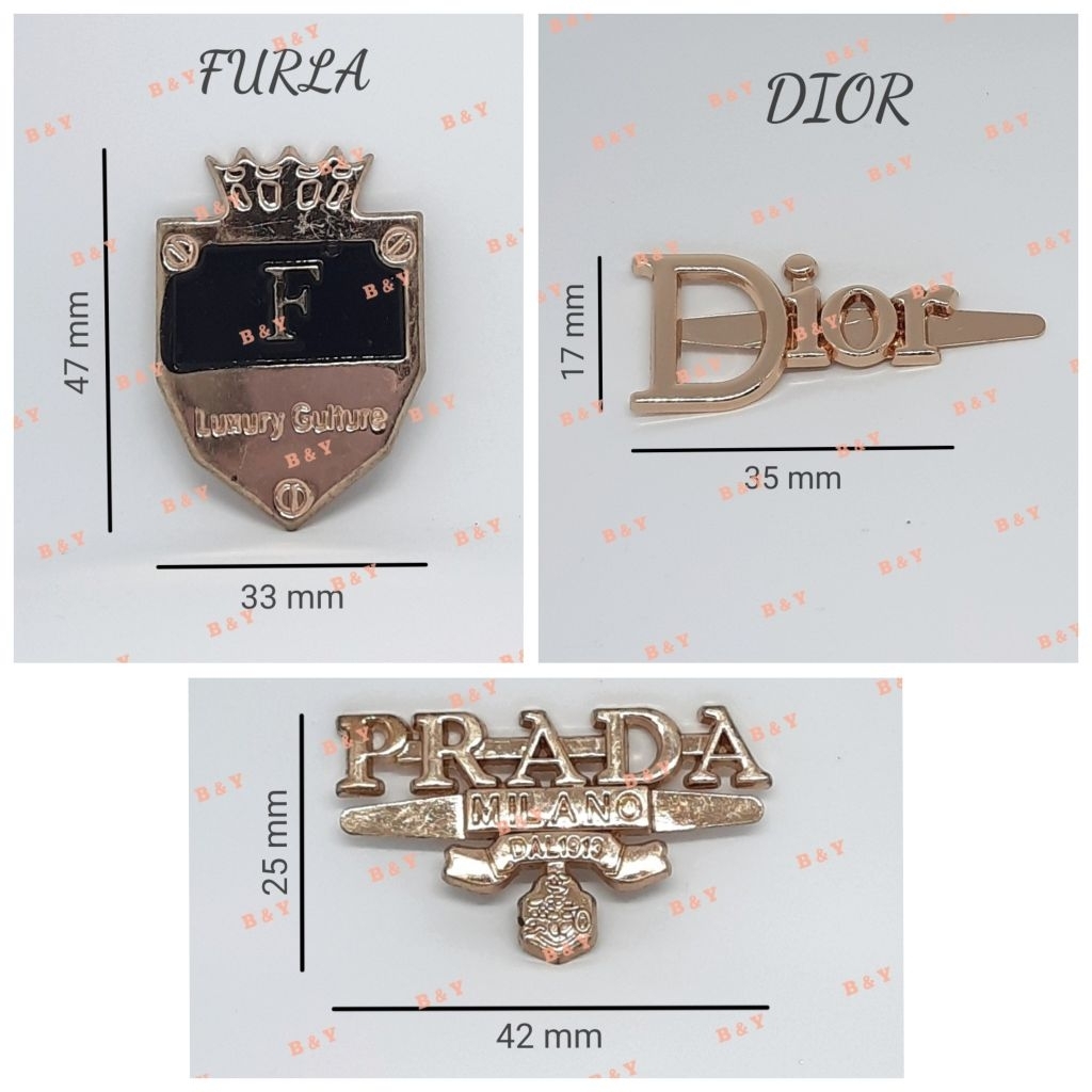 Bros Logo Brand / Aksesoris Tas Brand