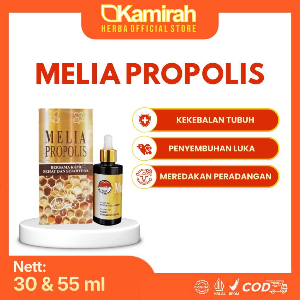 MELIA PROPOLIS 55 ML ORIGINAL/PROPOLIS MELIA SEHAT 55ML/PROPOLIS MELIA 55ML
