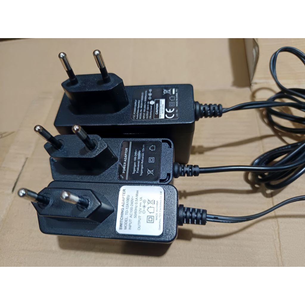 Obral murah adaptor 12 volt 1A dan 2A / Adaptor  12 volt berkualitas