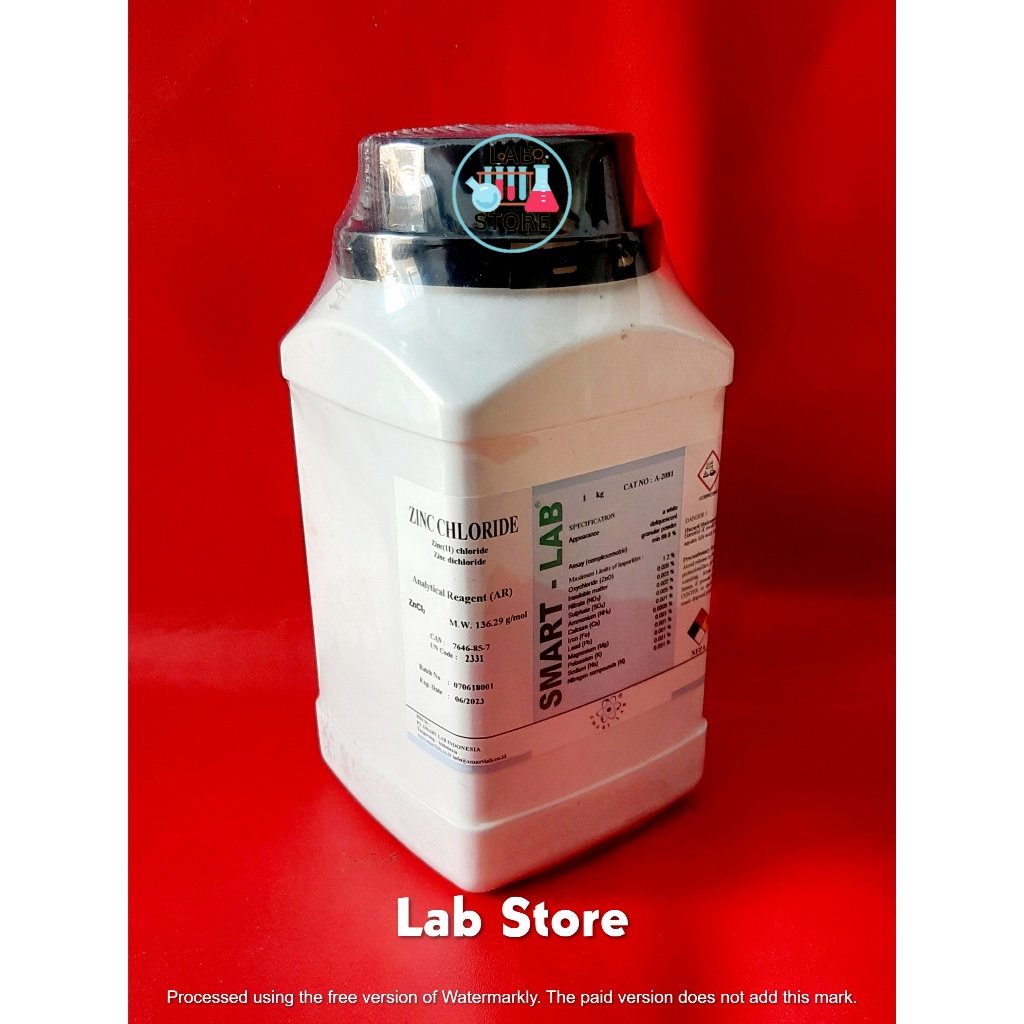 Zinc Chloride Smartlab / Zncl2 / Seng Klorida Analis Ecer Per Gram (MIN 10 GRAM)