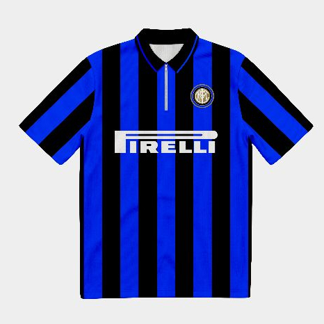 1997-98 RETRO anak Inter Milan Home//KAOS BOLA INTER//FULLPRINTING FREE NICKNAME