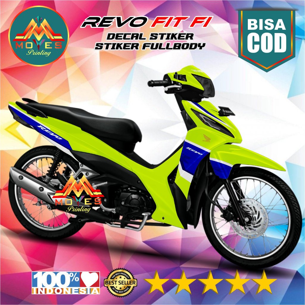 Decal Revo Fit Fi Full Body - Stiker Revo Fit Fi Variasi - Striping Revo Fit Fi ori