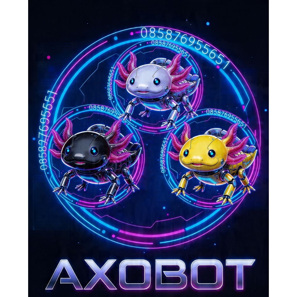 Axolotl Salamander All variant size 7-8 cm