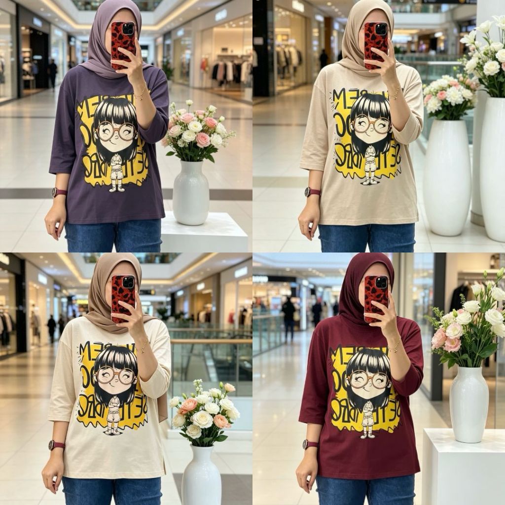 Kaos ALLSIZE Basic Karakter Deloza Katun combed 24S