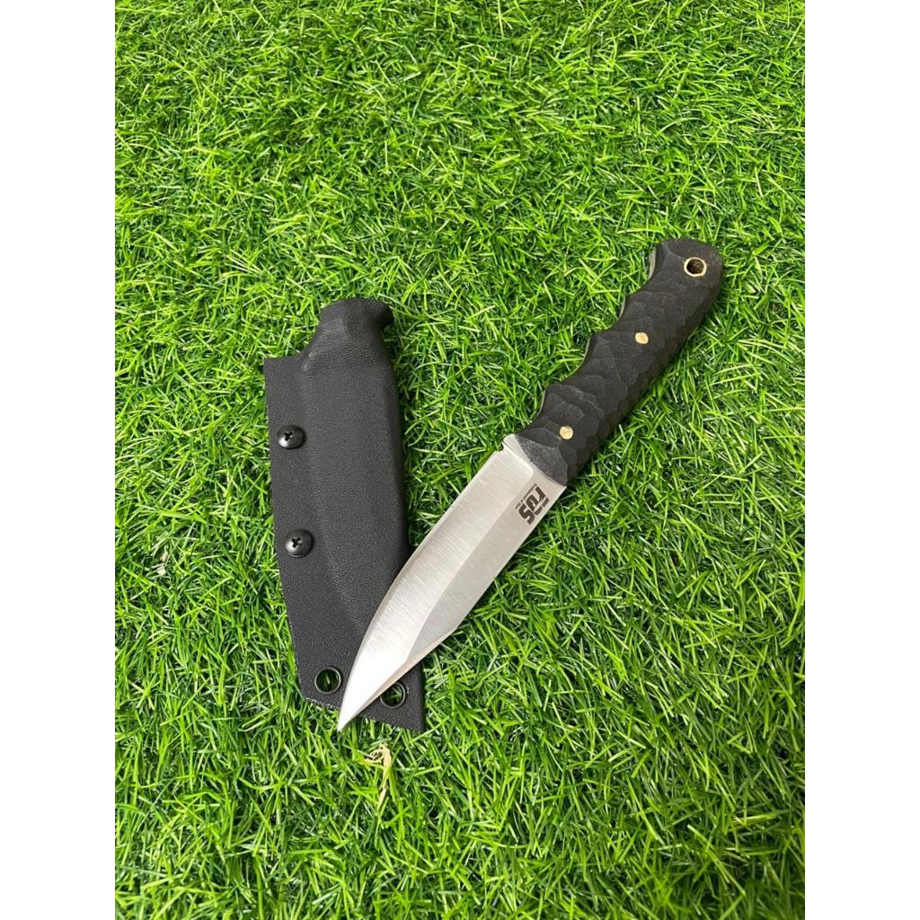 Pisau bushcraft survival outdoor seset sisit bohler k110 premium modern sarung kydex handle micarta