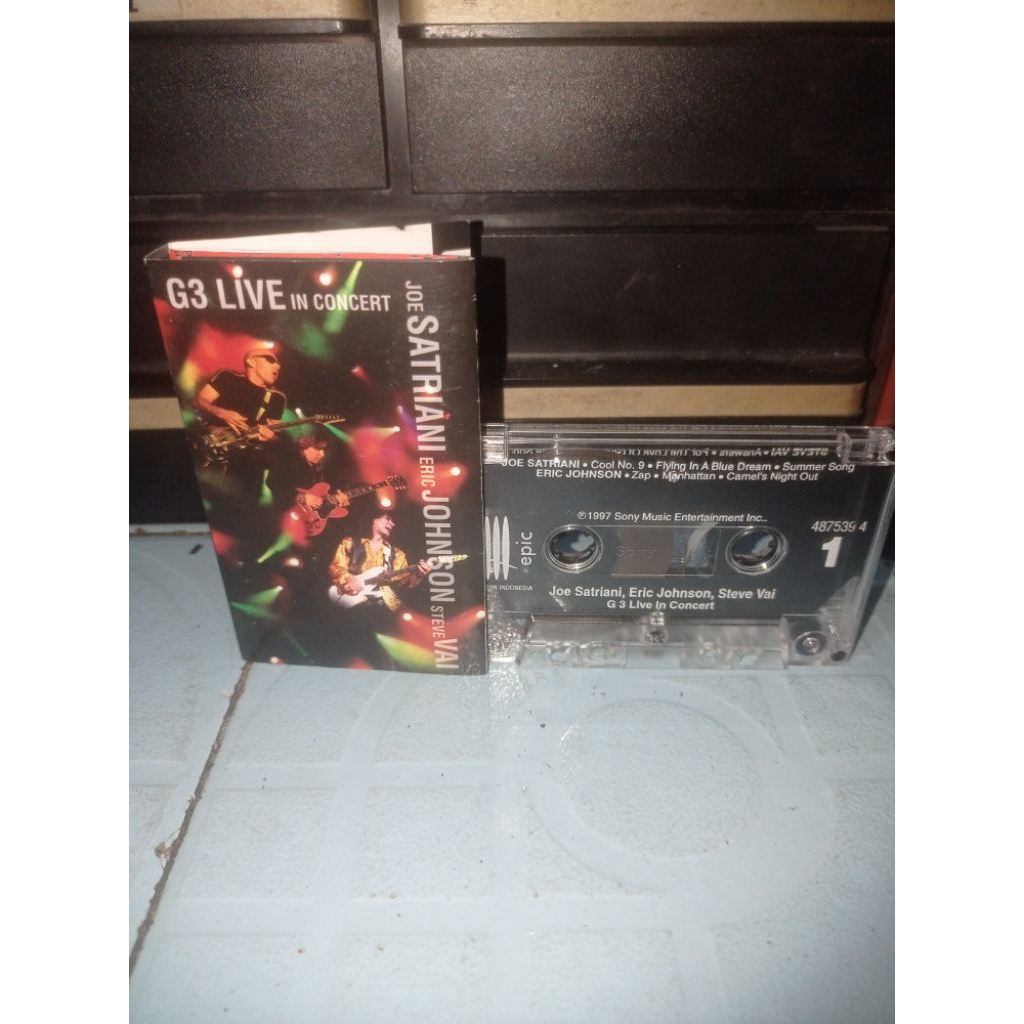 Kaset Pita G3 Live - Joe Satriani - Steve Vai - Eric Johnson