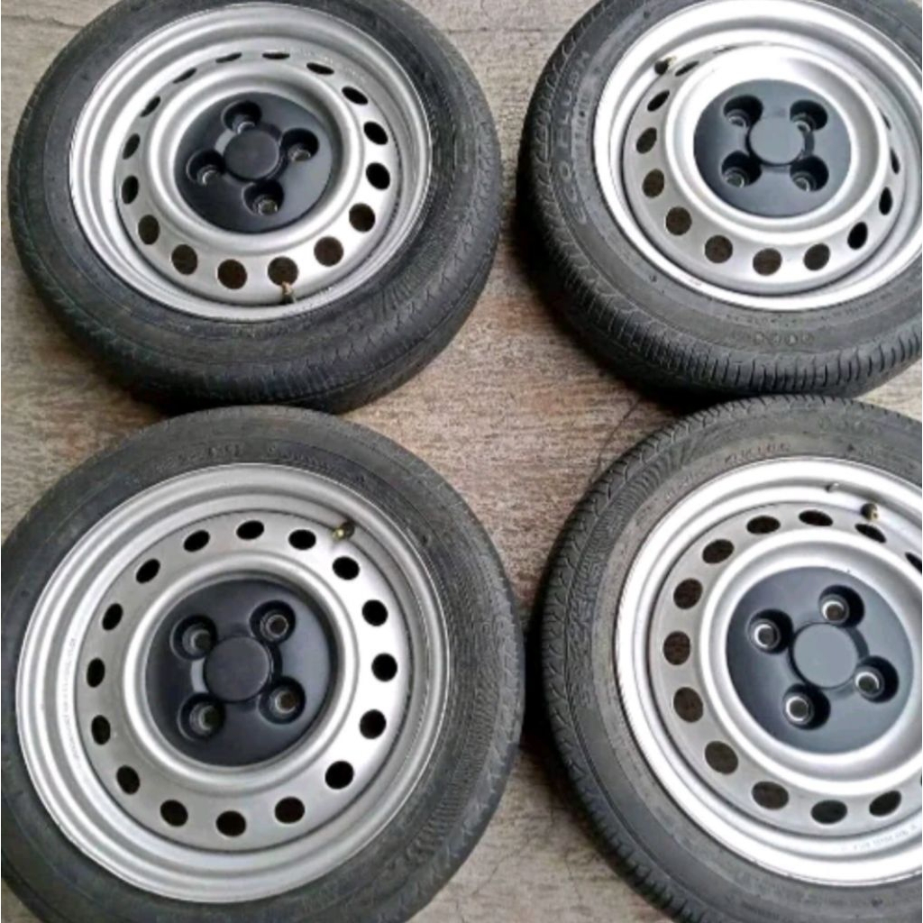 Promo Harga satuan Dop roda ring 13 ring 14 dop velg mobil ring 15 dop velg kaleng r14 PCD 4x100 Acc