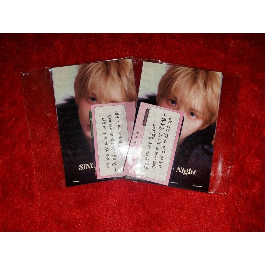 [READY STOCK] Official Birthday Kit Sing Xodiac - SING THE NIGHT