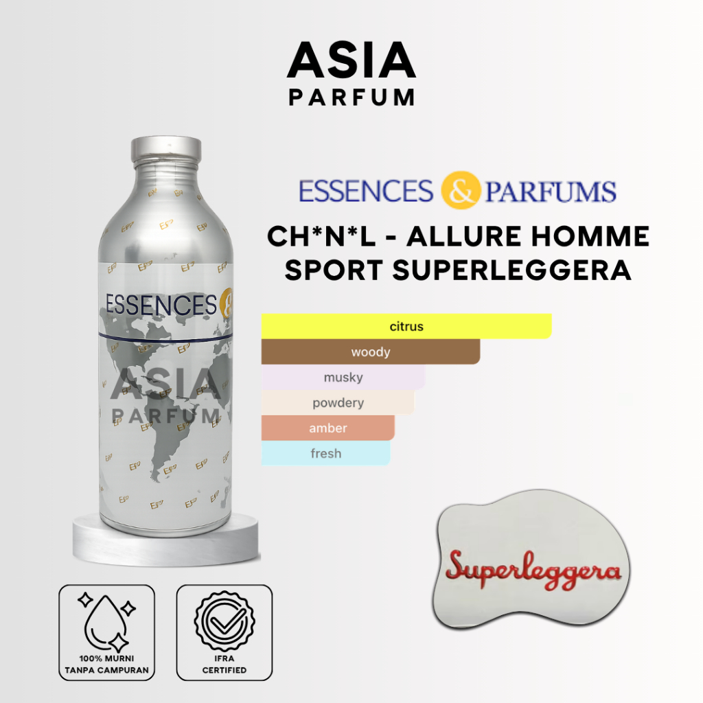 ESSENCES & PARFUMS ATTILA S SUPER 94618 - BIBIT PARFUM ALLURE HOMME SPORT SUPERLEGGERA - SEGEL & REP
