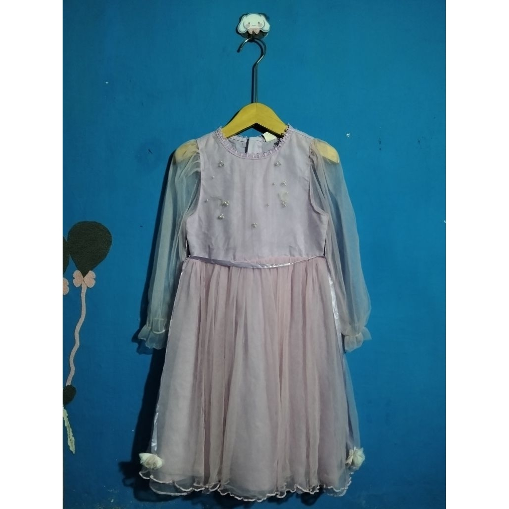 preloved dress tutu anak minus / CHEEK size 120