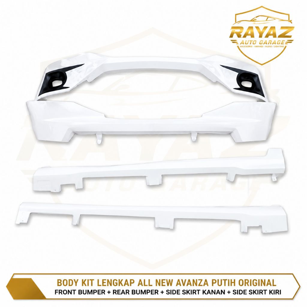 Body Kit All New Avanza  Warna Putih Lengkap Original