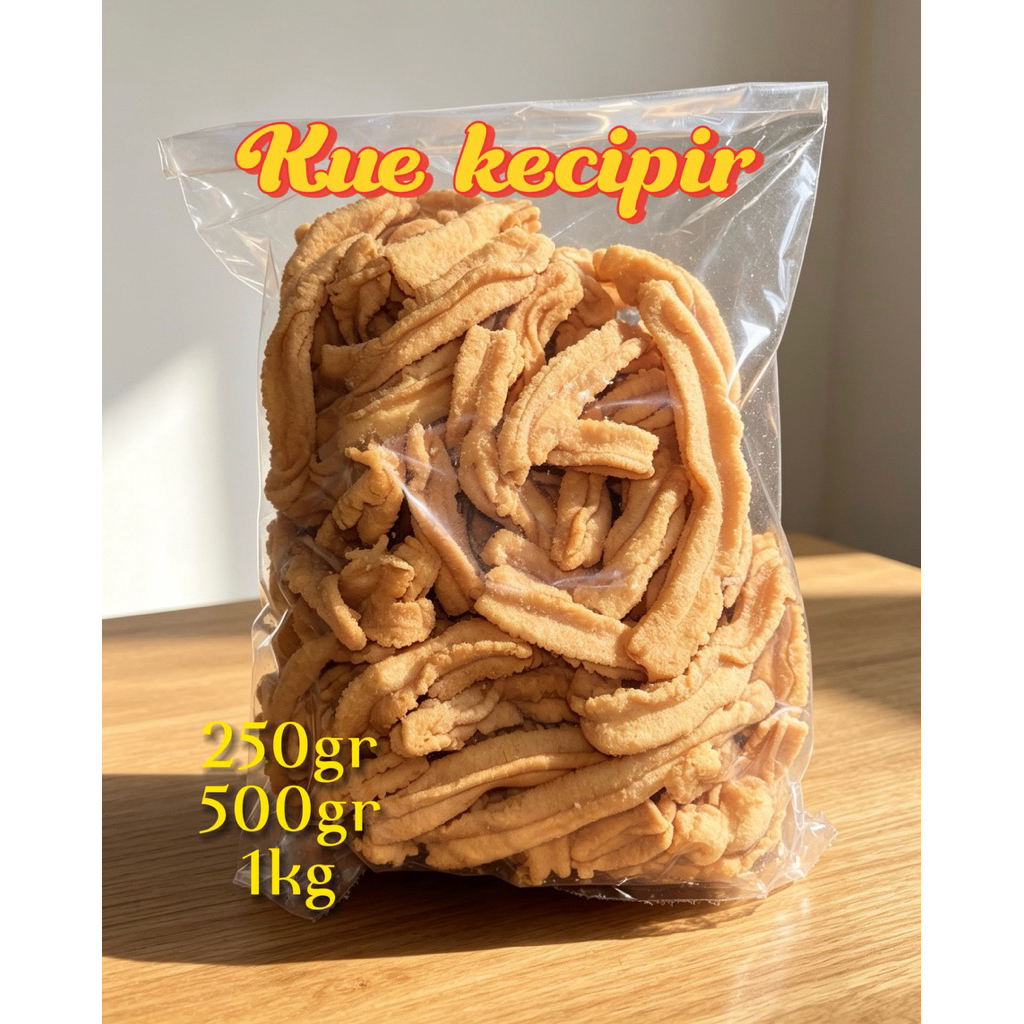 Kue kecipir manis gurih renyah homemade