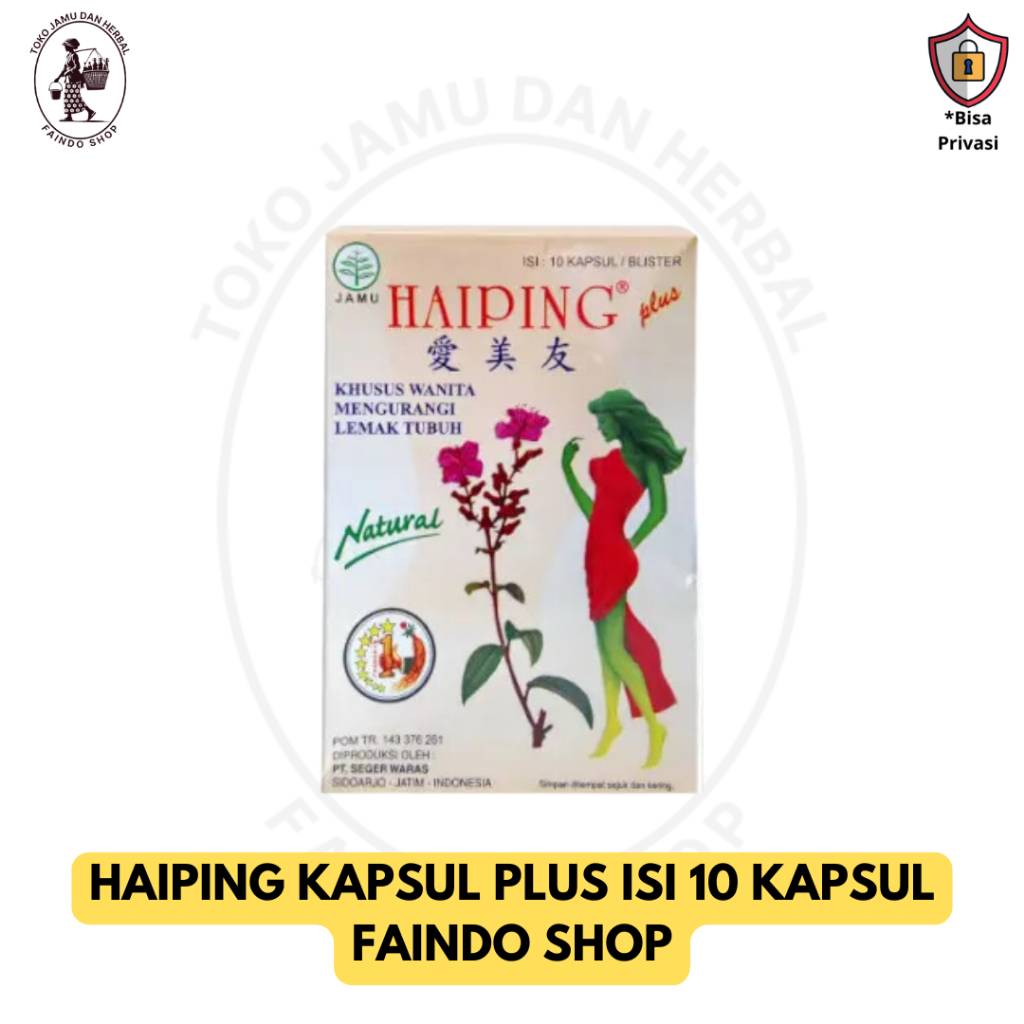 Jamu Langsing Haiping Kapsul Plus Mengurangi Lemak Tubuh