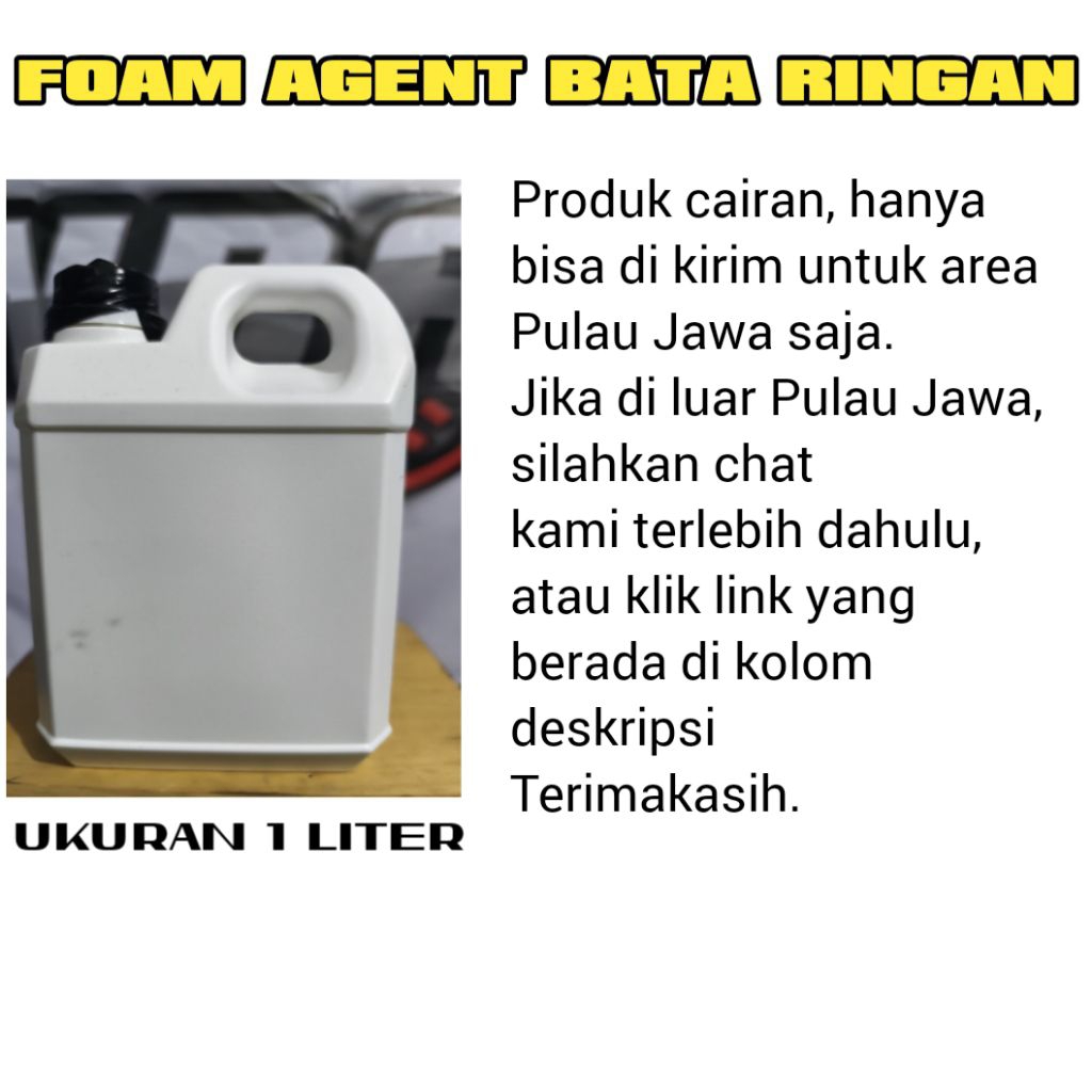 FOAM AGENT BATA RINGAN 1 LITER
