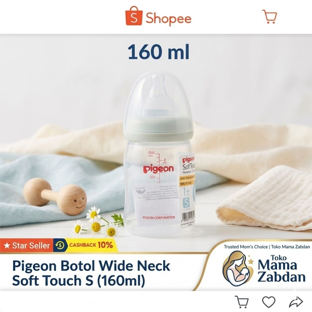Botol Susu Pigeon ukuran 160ml