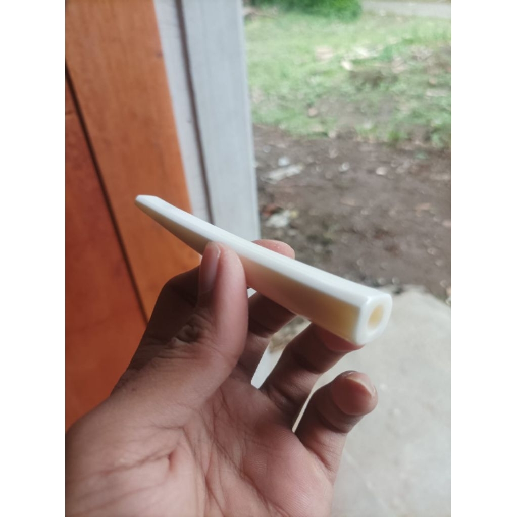 Once Pipa Rokok Tulsap impor Asli - Natural White, Panjang 11-12 CM