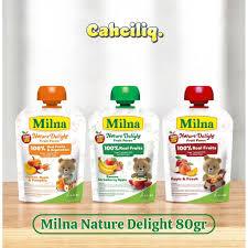 Milna Nature Delight 80g / Jus Buah Bayi / Mpasi bayi
